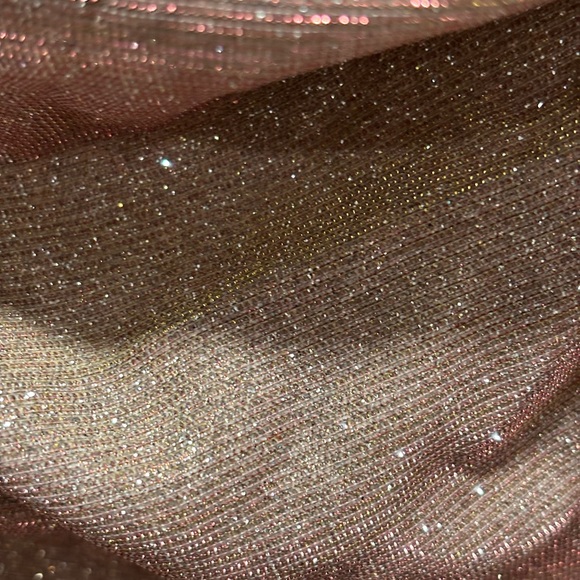 Betsy & Adam GRACIE" GALAXY KNIT GLITTER DRAPED GOWN Size 4 and6 NWT Retail$299 - Picture 8 of 14